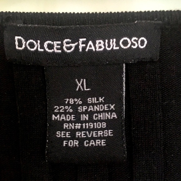 Form fitting black sweater - Picture 1 of 2